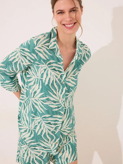 women'secret piżama damska kolor zielony 4859415 - zdjęcie produktu nr 2