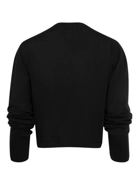 KHAITE button-front cardigan - Black - zdjęcie produktu nr 2