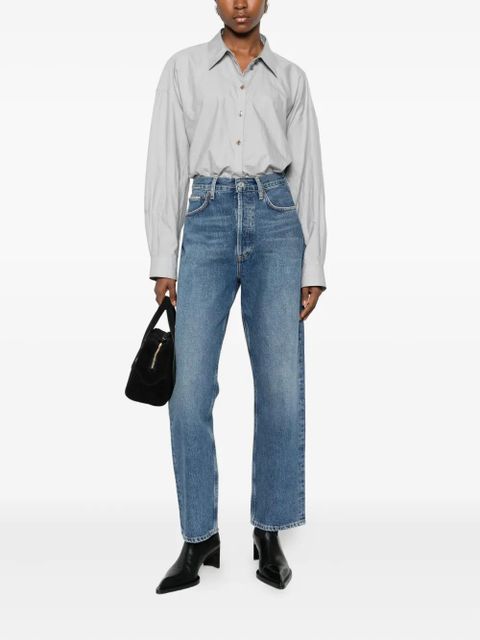 AGOLDE whiskering-effect jeans - Blue