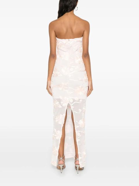 ROTATE BIRGER CHRISTENSEN floral-mesh maxi dress - Pink - zdjęcie produktu nr 2