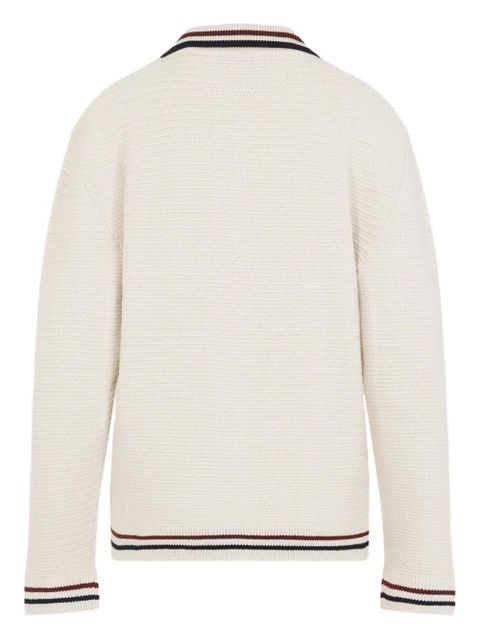 Miu Miu zip-up knitted cardigan - Neutrals - zdjęcie produktu nr 2