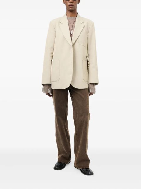 OUR LEGACY Clasp blazer - Neutrals - zdjęcie produktu nr 2