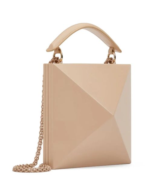 Valentino Garavani geometric clutch bag - Neutrals