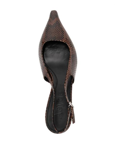 Aeyde 50mm Catrina pumps - Brown