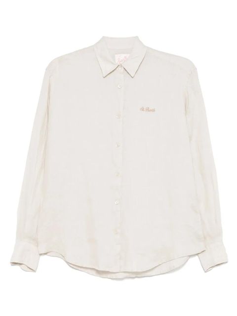 MC2 Saint Barth linen shirt - Neutrals - zdjęcie produktu nr 1