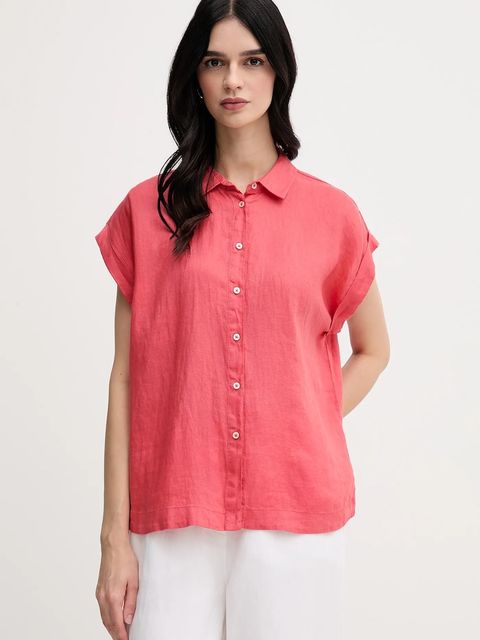 United Colors of Benetton koszula lniana - zdjęcie produktu nr 1