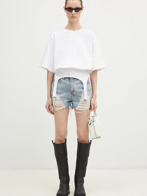 Fiorucci t-shirt bawełniany Suspender Belt