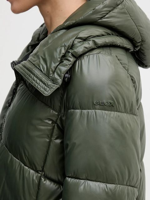 Geox kurtka SERILDA kolor zielony zimowa W5628G T3121
