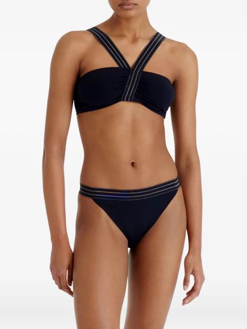 ERES Rendez-vous cross-strap bikini top - Black - zdjęcie produktu nr 2