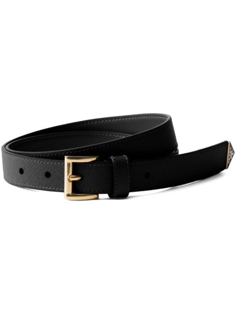 Prada Saffiano leather belt - Black - zdjęcie produktu nr 1