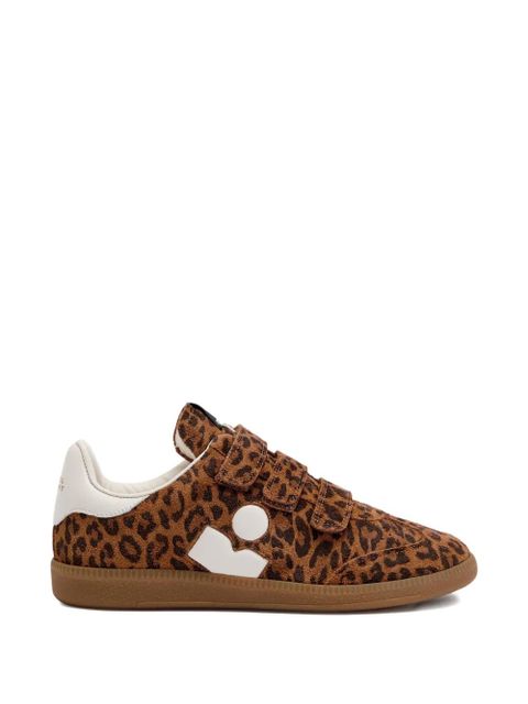 MARANT ÉTOILE Beth leopard-print sneakers - Brown - zdjęcie produktu nr 2