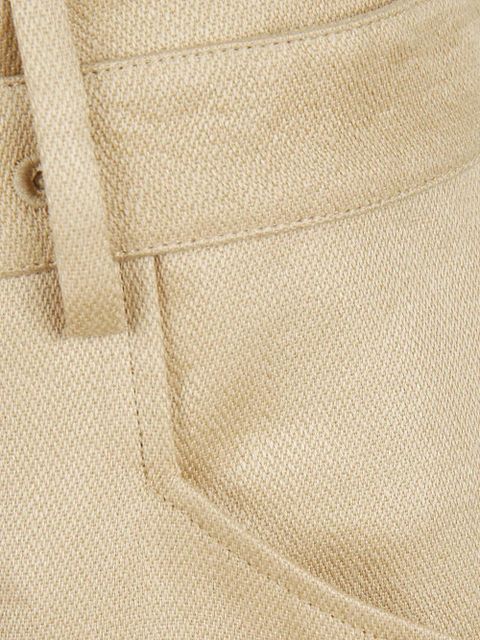 Gabriela Hearst belted trousers - Neutrals