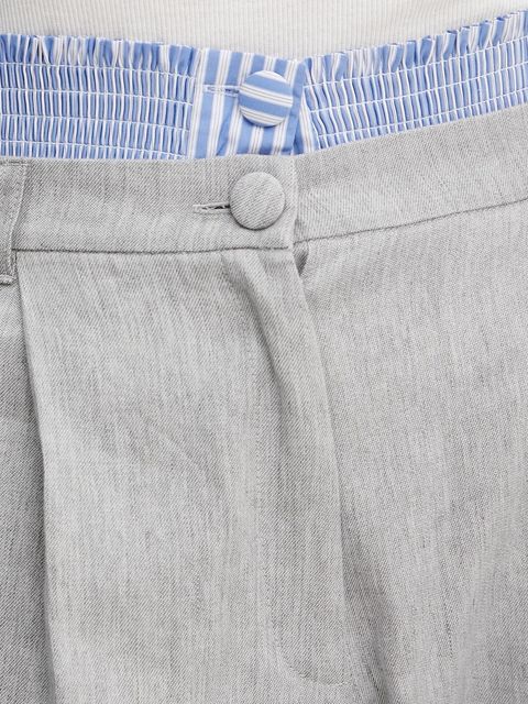 Marella spodnie lniane AUTOCAR