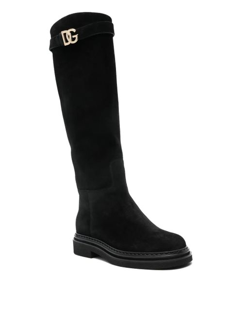 Dolce & Gabbana DG Logo boots - Black - zdjęcie produktu nr 2