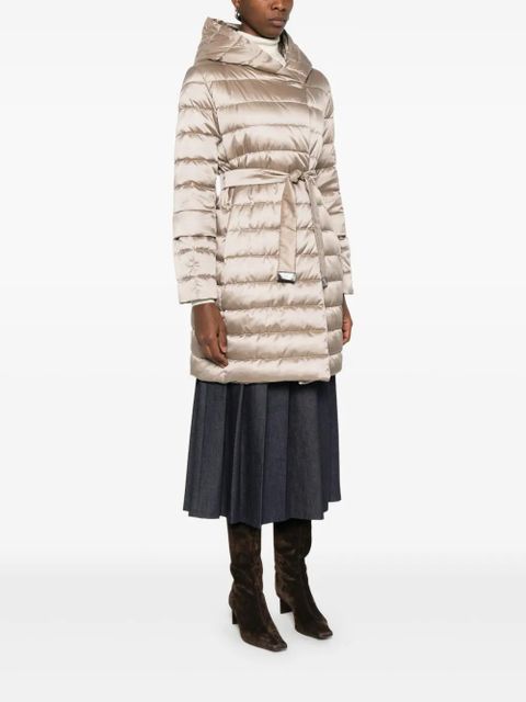 Max Mara Novef hooded coat - Brown