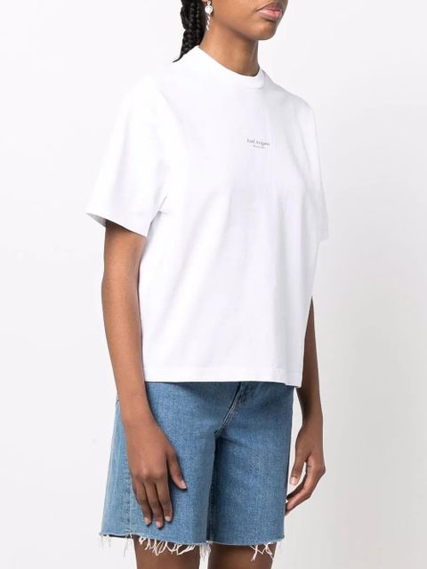 Axel Arigato logo-print organic cotton T-shirt - White