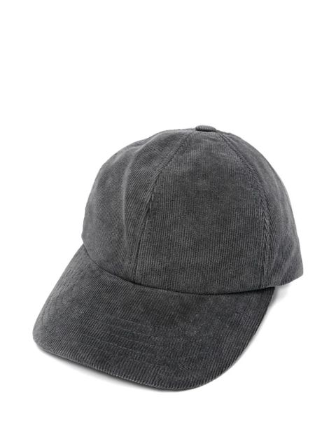 ISABEL MARANT corduroy baseball cap - Black - zdjęcie produktu nr 1