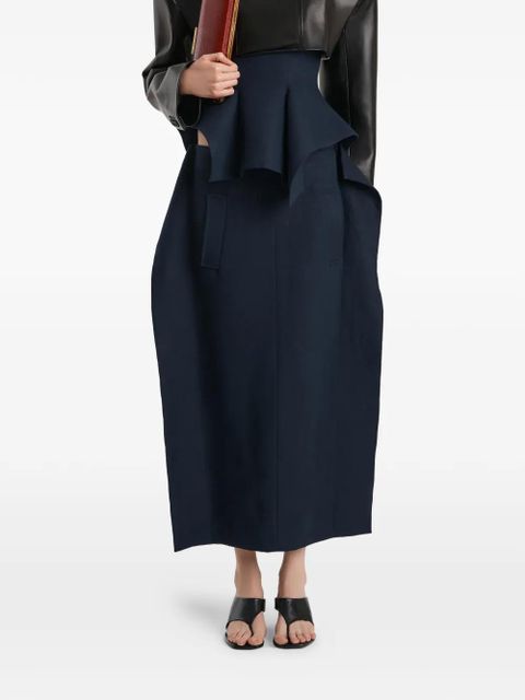 KHAITE Gorgi skirt - Blue - zdjęcie produktu nr 2