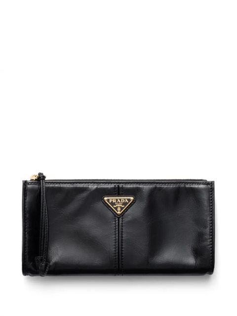 Prada leather pouch bag - Black - zdjęcie produktu nr 1