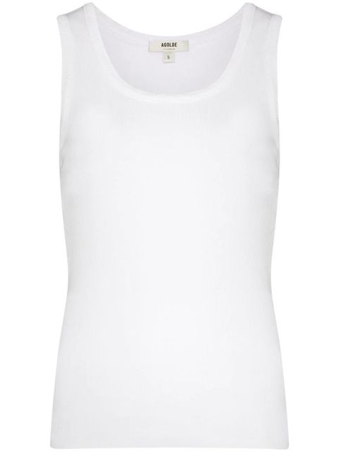 AGOLDE sleeveless tank top - White - zdjęcie produktu nr 1