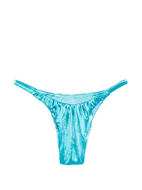 Isa Boulder scrunch bikini bottom - Blue - zdjęcie produktu nr 1