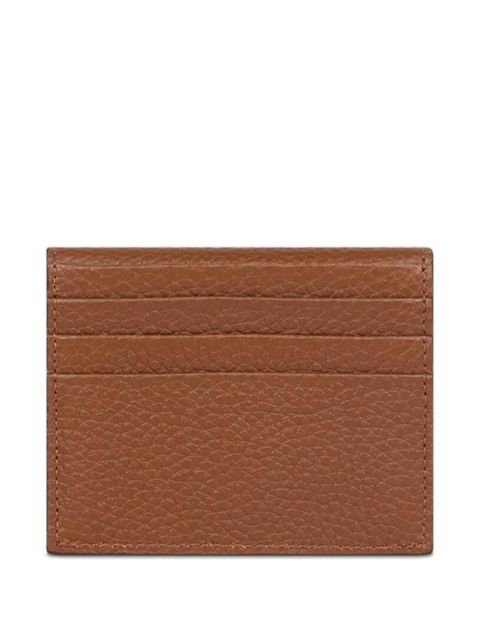 ETRO tumbled-leather card holder - Brown - zdjęcie produktu nr 2