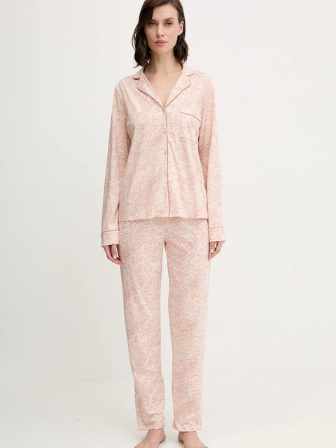 women'secret piżama bawełniana damska kolor pomarańczowy bawełniana 4852096 - zdjęcie produktu nr 1