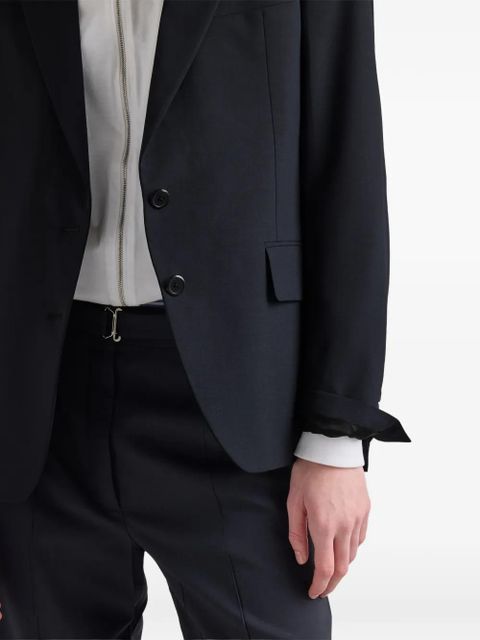 Prada single-breasted wool jacket - Blue