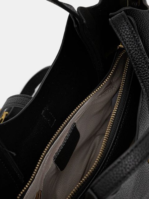 Answear.LAB torebka skórzana kolor czarny - zdjęcie produktu nr 2