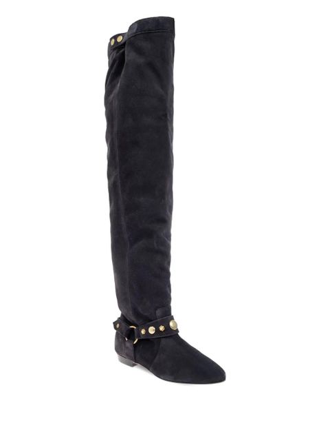 ISABEL MARANT slouch knee-high boots - Blue
