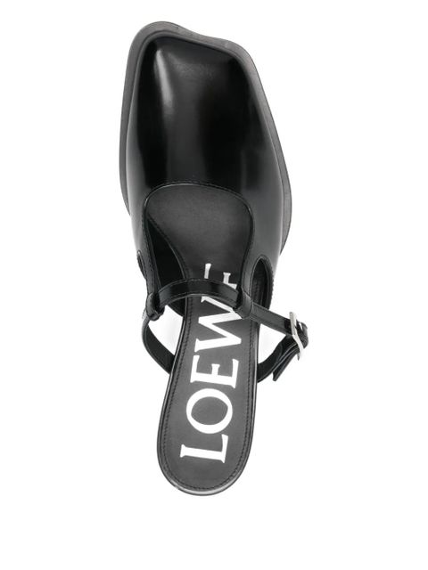 LOEWE 60mm Onda mules - Black
