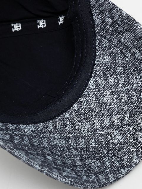 Tommy Hilfiger czapka z daszkiem lniana kolor granatowy wzorzysta AW0AW17139