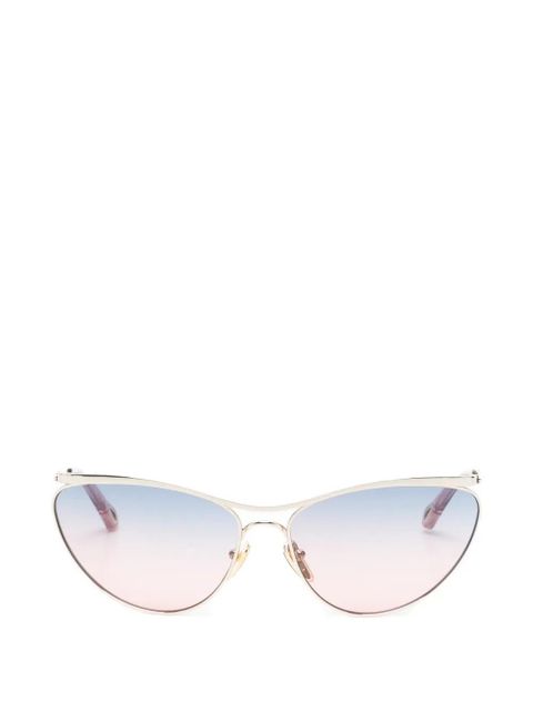 Chloé Eyewear cat-eye-frame sunglasses - Gold - zdjęcie produktu nr 1
