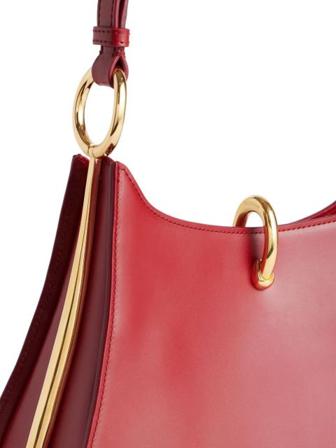 Rabanne adjustable-strap shoulder bag - Red