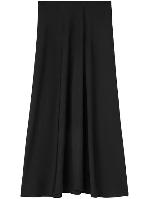 Jil Sander flared midi skirt - Black - zdjęcie produktu nr 1