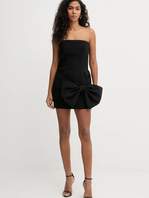 Marella sukienka MLTEDITORE kolor czarny mini dopasowana 2613221013200 - zdjęcie produktu nr 2