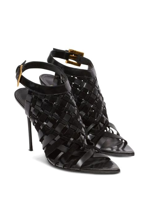 Balmain 95mm open-toe sandals - Black - zdjęcie produktu nr 2