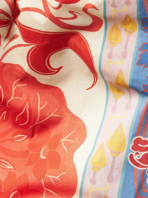 ETRO Summer cotton-blend shirt dress - Red