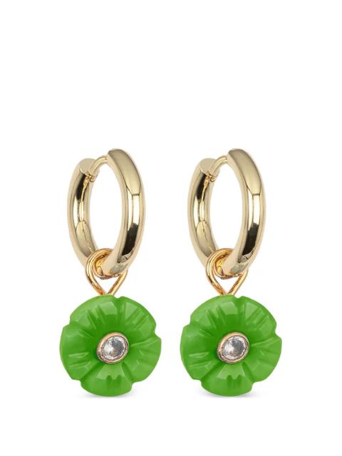 Jennifer Behr Lillian flower earrings - Gold - zdjęcie produktu nr 1