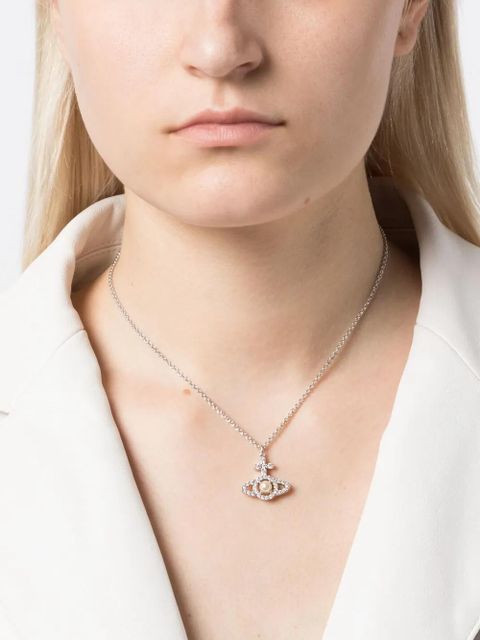 Vivienne Westwood Olympia embellished orb necklace - Silver - zdjęcie produktu nr 2