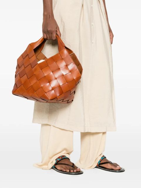 DRAGON DIFFUSION intreccio hobo backpack - Brown - zdjęcie produktu nr 2