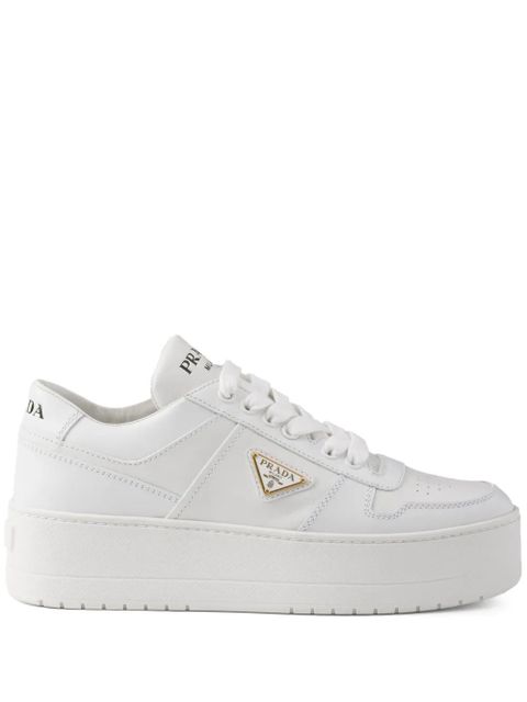 Prada Downtown Bold leather sneakers - White - zdjęcie produktu nr 1