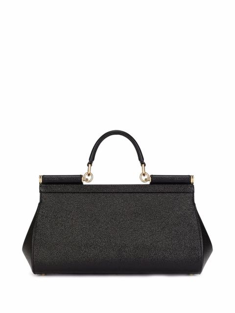 Dolce & Gabbana medium Sicily leather top-handle bag - Black