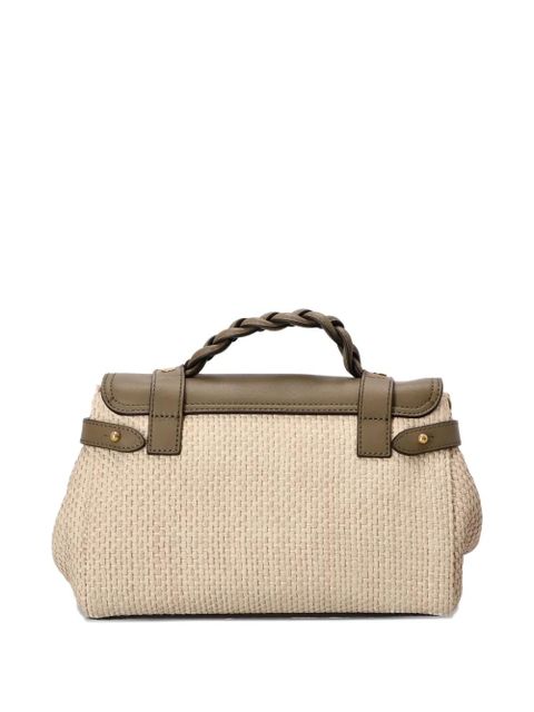 Mulberry mini Alexa woven texture top-handle bag - Neutrals - zdjęcie produktu nr 2