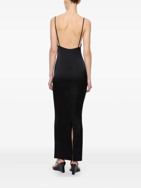 Paris Georgia Phoebe slip midi dress - Black