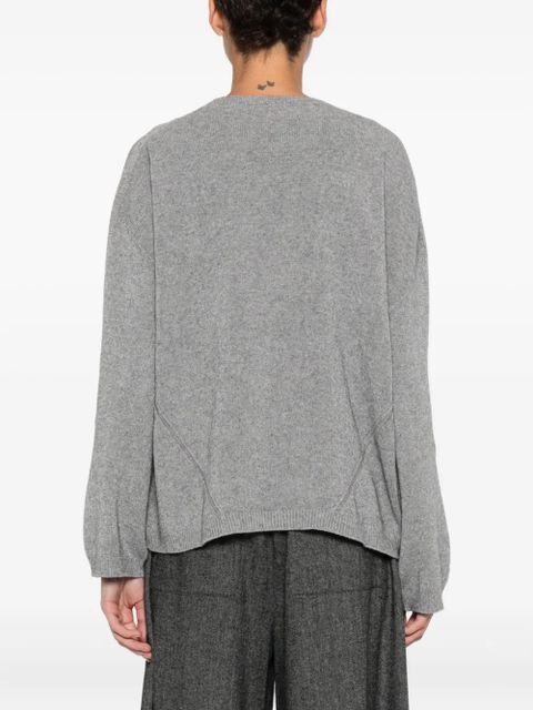 SOLOTRE round-neck sweater - Grey