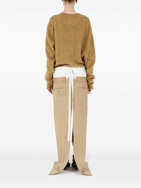 Maison Margiela high-rise maxi skirt - Neutrals