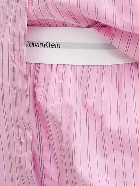 Calvin Klein Underwear piżama bawełniana damska kolor fioletowy bawełniana LV00QS7581
