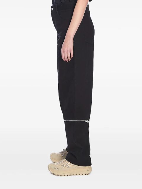 Moncler cotton baggy pants - Black