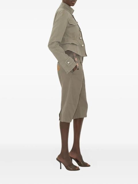 Burberry B Crest cotton jacket - Neutrals